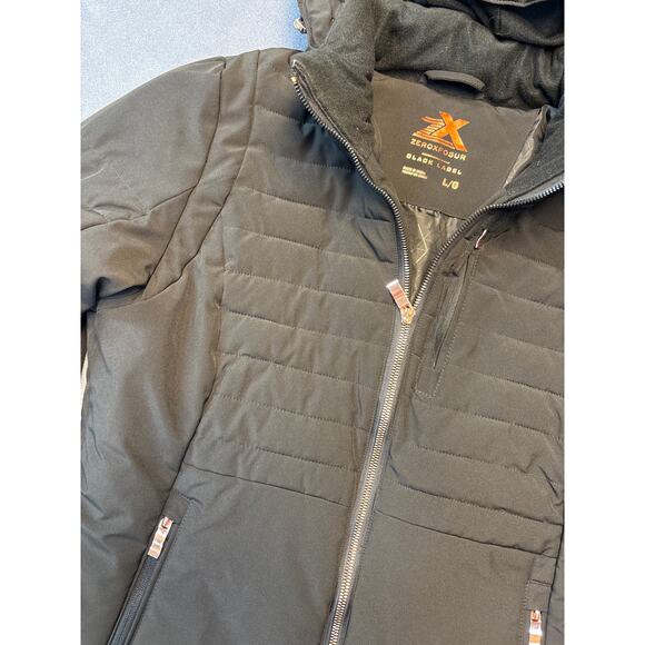 ZeroXPosur BlackLabel Removable Hood Winter Jacket,Copper Accents, Women Size L - Picture 2 of 12